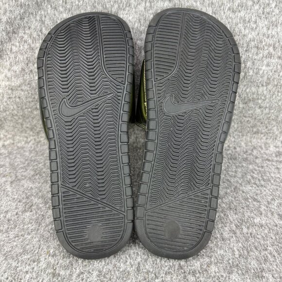 ✅Mens 8 NIKE AIR BENASSI JDI ELECTRO GRN SLIDES Casual Comfort Summer Shoes - Picture 4 of 13